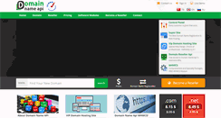 Desktop Screenshot of domainnameapi.com